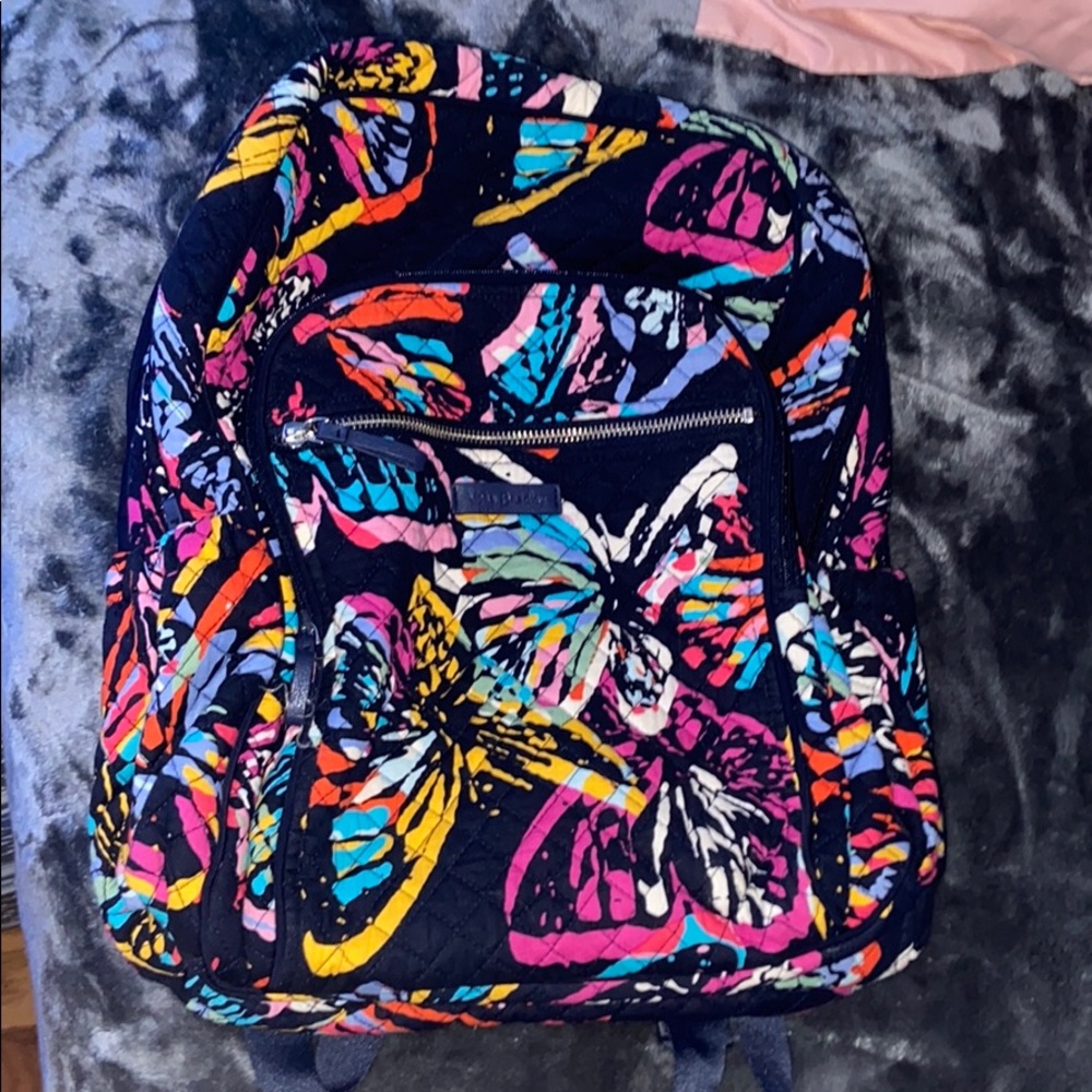 Butterfly Pattern Vera Bradley Backpack